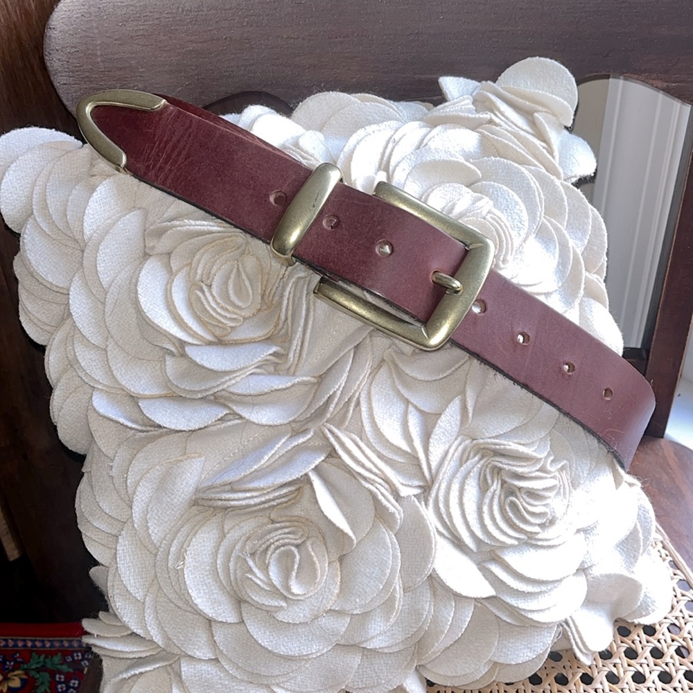 Brown Genuine Leather Belt